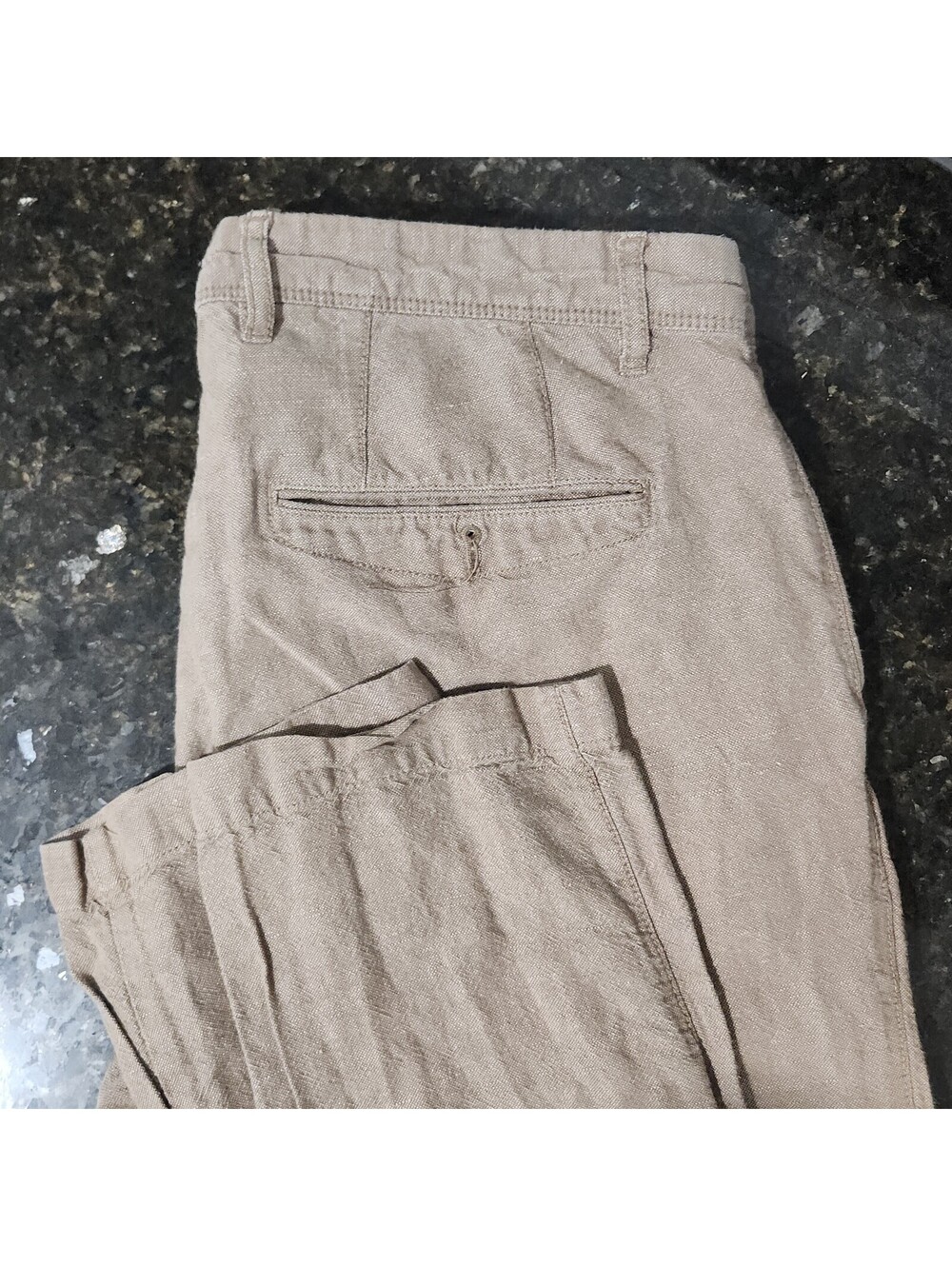 Gap Linen Blend Dress Trousers Pants Slacks 34x32 Summer Beach Preppy Festival